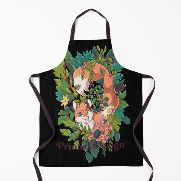 Item preview, Cute Fox Peekaboo in Forest Flowers designed and sold by Patriclves.