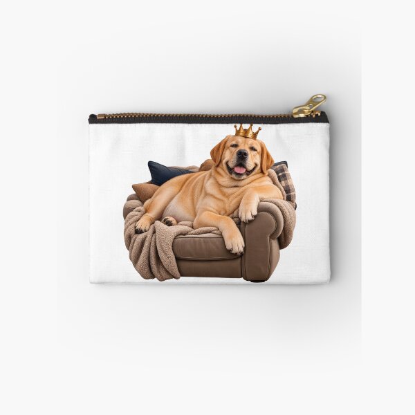 Item preview, Labrador King of the Couch – Cute Golden Retriever Royalty designed and sold by builtforyou.