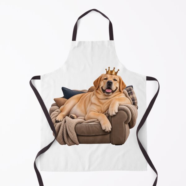 Item preview, Labrador King of the Couch – Cute Golden Retriever Royalty designed and sold by builtforyou.