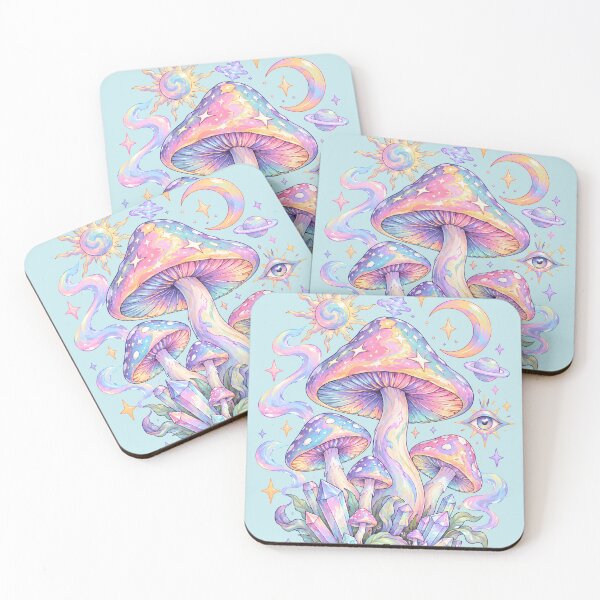 Item preview, Pastel Celestial Magic Mushrooms designed and sold by Skyrocketz.
