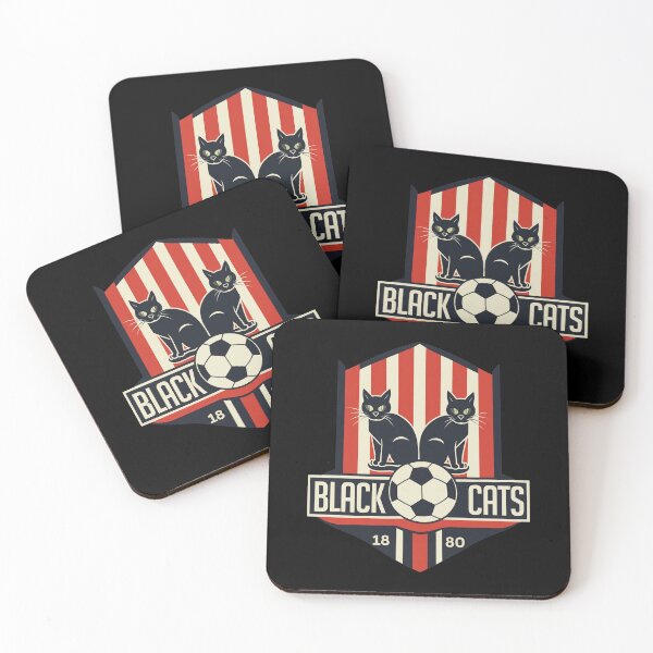 Item preview,  Black Cats Football Crest 1880 designed and sold by DARREARKER.