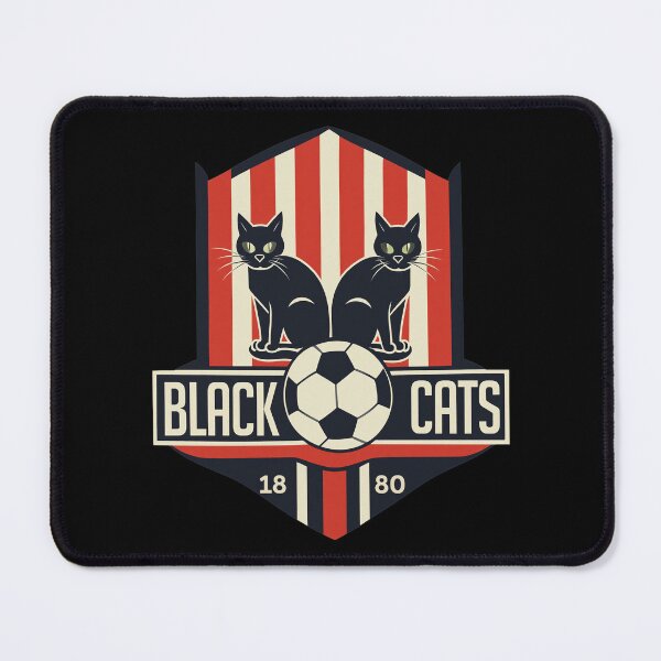 Item preview, Black Cats Football Crest 1880 designed and sold by DARREARKER.