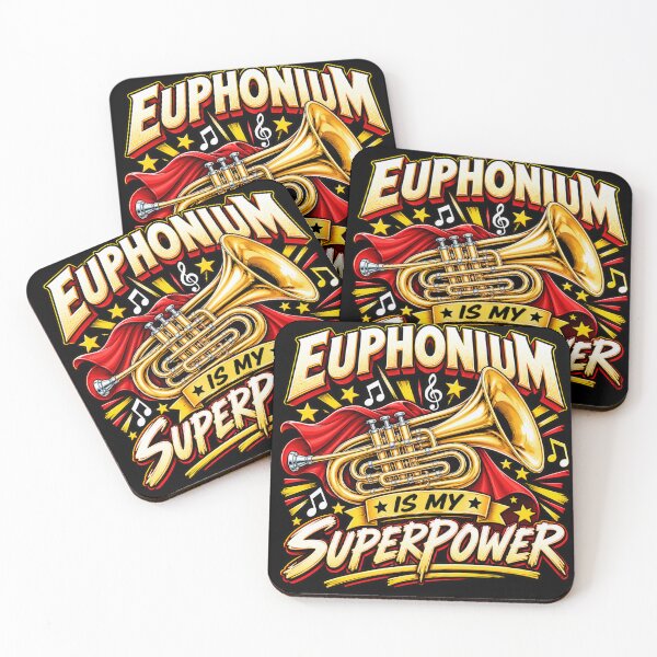 Item preview, Euphonium Is My Superpower – Funny Low Brass Musician Design designed and sold by RJACreative.