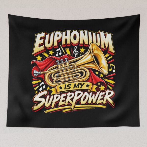 Item preview, Euphonium Is My Superpower – Funny Low Brass Musician Design designed and sold by RJACreative.
