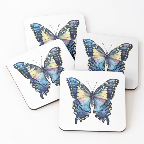 Item preview, Blue Butterfly | Elegant Nature Aesthetic Art designed and sold by Mandayartstudio.