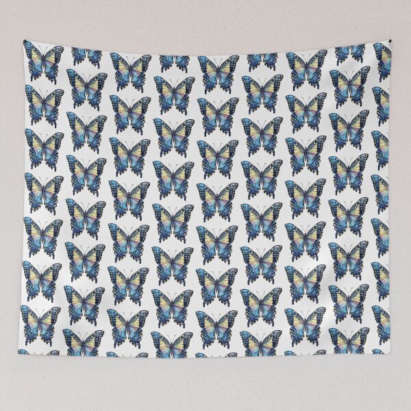 Item preview, Blue Butterfly | Elegant Nature Aesthetic Art designed and sold by Mandayartstudio.