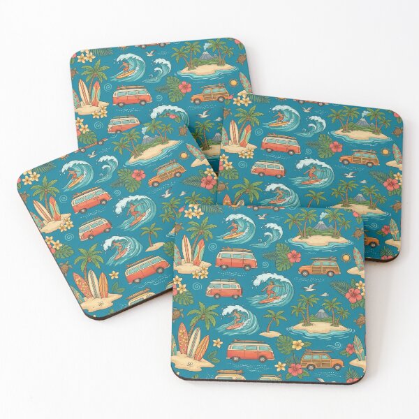 Item preview, Tropical Island Surf Pattern  designed and sold by SaltCraft.
