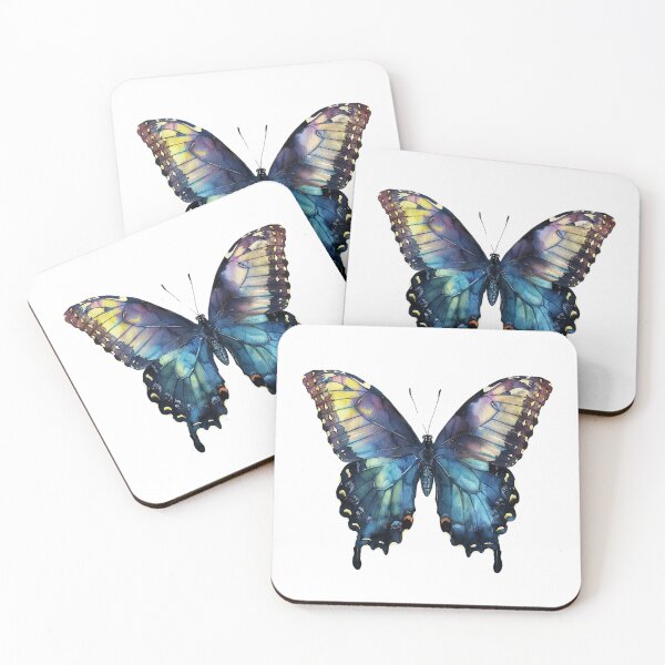 Item preview, Blue Butterfly | Elegant Nature Aesthetic Art designed and sold by Mandayartstudio.