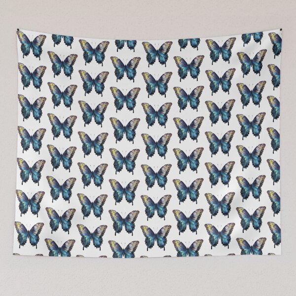 Item preview, Blue Butterfly | Elegant Nature Aesthetic Art designed and sold by Mandayartstudio.