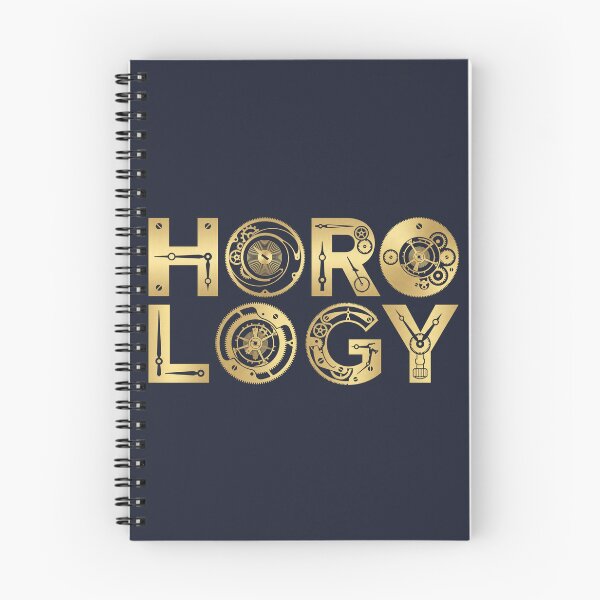 Item preview, Horology Gold Gears Watchmaker Typography Graphic designed and sold by KiwiRider.