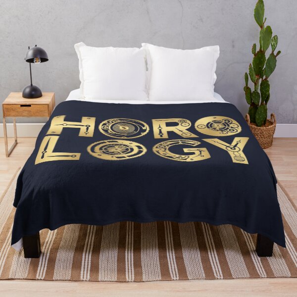 Item preview, Horology Gold Gears Watchmaker Typography Graphic designed and sold by KiwiRider.