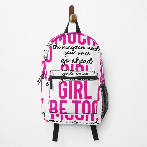 Item preview, Go Ahead Girl Be Too Much | The Kingdom Needs Your Voice Christian Faith Design designed and sold by Uniquememorable.