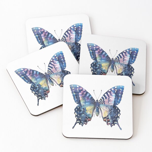 Item preview, Blue Butterfly | Elegant Nature Aesthetic Art designed and sold by Mandayartstudio.