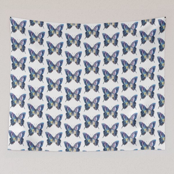 Item preview, Blue Butterfly | Elegant Nature Aesthetic Art designed and sold by Mandayartstudio.