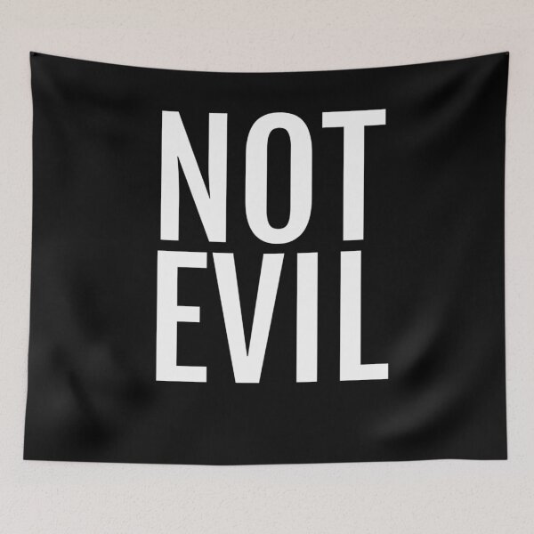 Item preview, Not Evil Funny Puns Silly Humor designed and sold by KNUXX Shop.