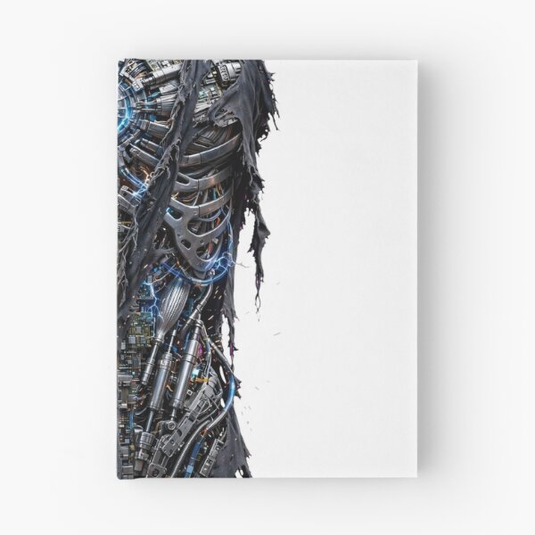 Item preview, Cyborg Chest Torn Open - Cyberpunk Armor Blue Wires designed and sold by Csaba1983.