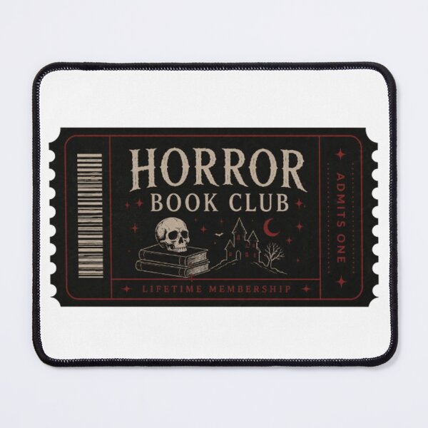 Item preview, Horror Book Club Ticket | Book Stickers | Book Merch designed and sold by coopercreekco.