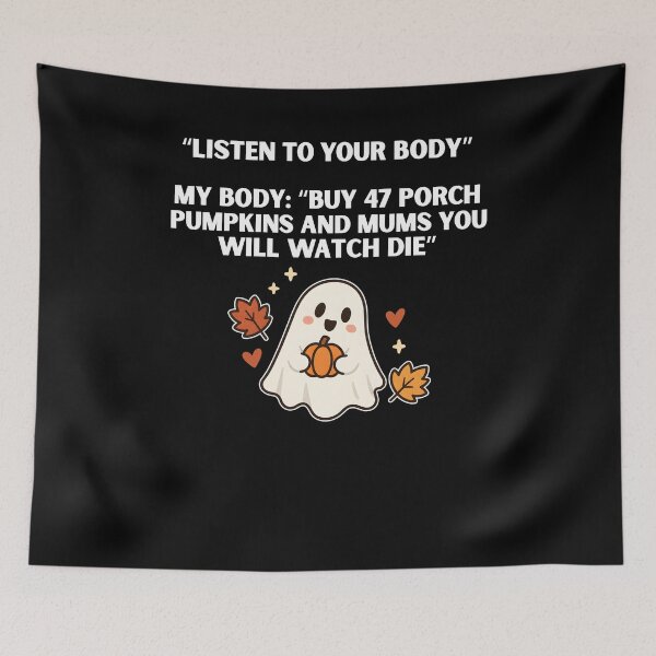 Item preview,  Listen To Your Body Buy  Porch Pumpkins And Mums designed and sold by markbauch.