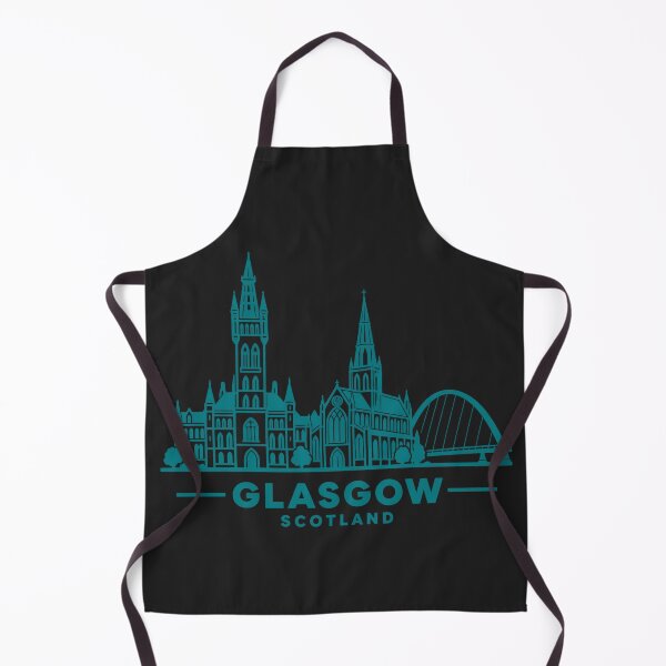 Item preview, Póster con el horizonte de Glasgow, Escocia (Arte lineal) designed and sold by CMYKStudio.