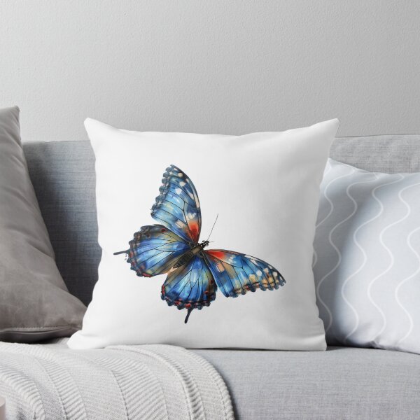 Item preview, Blue Butterfly | Elegant Nature Aesthetic Art designed and sold by Mandayartstudio.