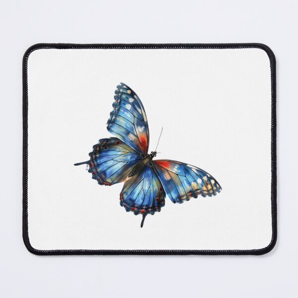 Item preview, Blue Butterfly | Elegant Nature Aesthetic Art designed and sold by Mandayartstudio.