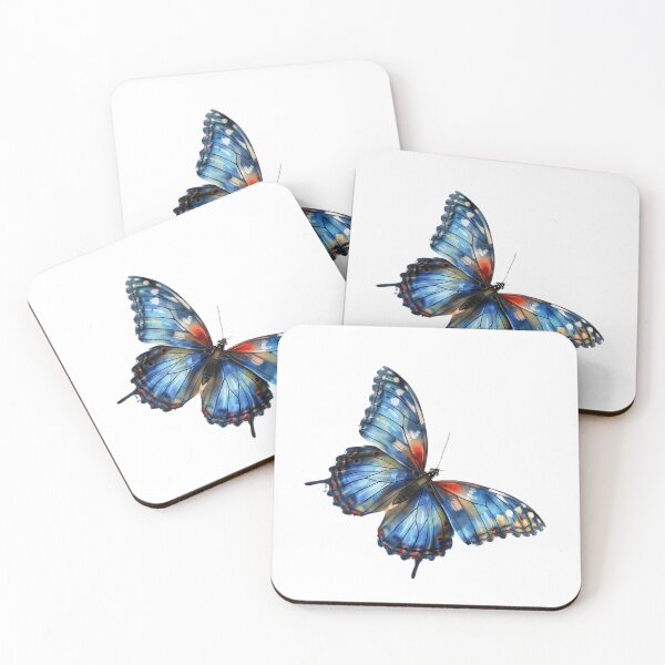Item preview, Blue Butterfly | Elegant Nature Aesthetic Art designed and sold by Mandayartstudio.