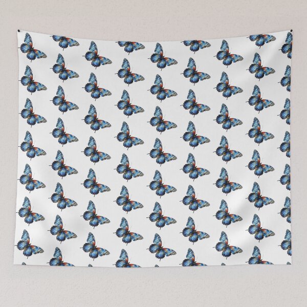 Item preview, Blue Butterfly | Elegant Nature Aesthetic Art designed and sold by Mandayartstudio.