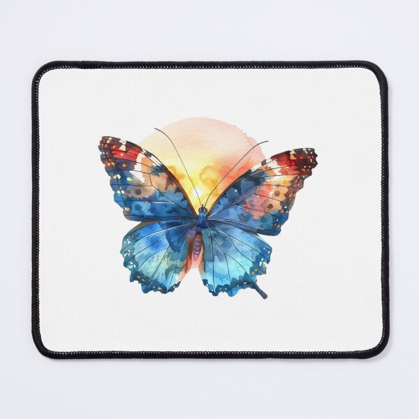 Item preview, Blue Butterfly | Elegant Nature Aesthetic Art designed and sold by Mandayartstudio.