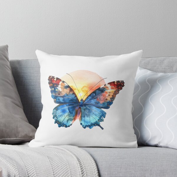 Item preview, Blue Butterfly | Elegant Nature Aesthetic Art designed and sold by Mandayartstudio.