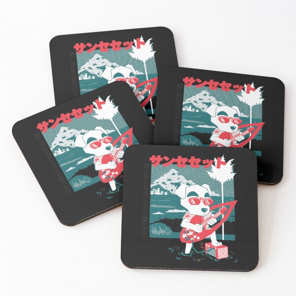 Item preview,  Tropical Guitar Dog Musician Japanese Style designed and sold by DARREARKER.