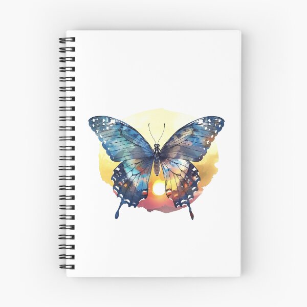 Item preview, Blue Butterfly | Elegant Nature Aesthetic Art designed and sold by Mandayartstudio.