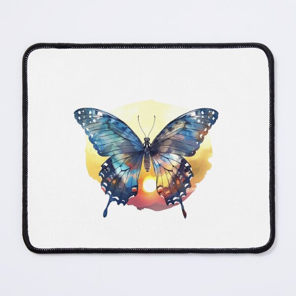 Item preview, Blue Butterfly | Elegant Nature Aesthetic Art designed and sold by Mandayartstudio.