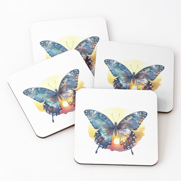 Item preview, Blue Butterfly | Elegant Nature Aesthetic Art designed and sold by Mandayartstudio.