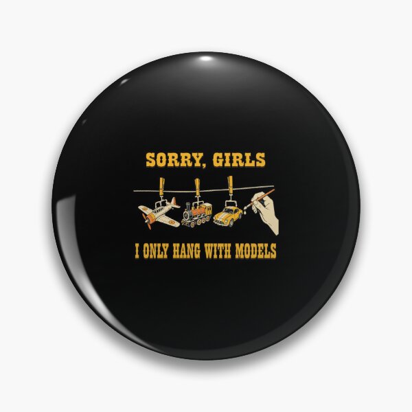 Item preview, I Only Hang With Models Funny Hobbyist Pun designed and sold by DARREARKER.