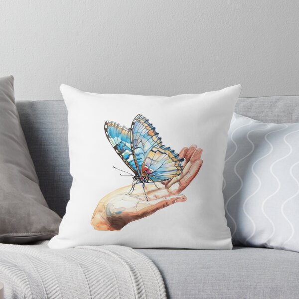 Item preview, Blue Butterfly | Elegant Nature Aesthetic Art designed and sold by Mandayartstudio.