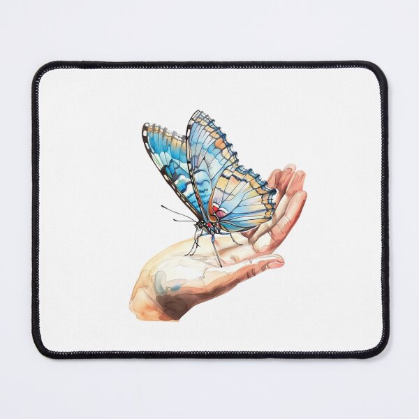 Item preview, Blue Butterfly | Elegant Nature Aesthetic Art designed and sold by Mandayartstudio.