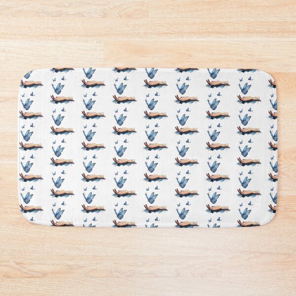 Item preview, Blue Butterfly | Elegant Nature Aesthetic Art designed and sold by Mandayartstudio.