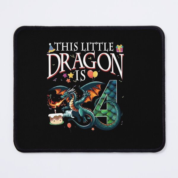 Item preview, This Little Dragon Is 4 Fourth Birthday Fantasy Kids Gift designed and sold by Ostericaimusa.
