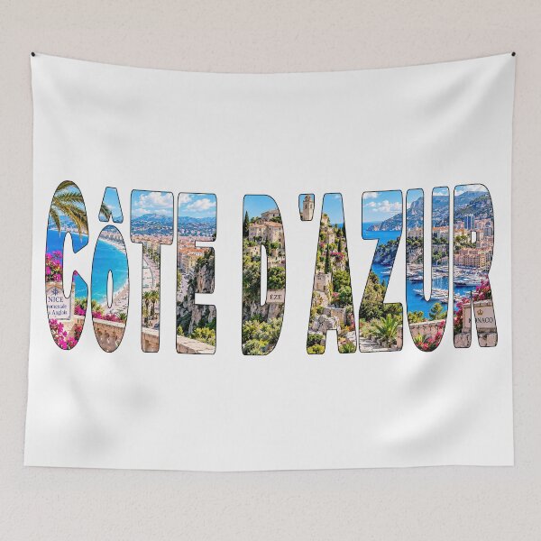 Item preview, CÔTE D'AZUR - French Riviera Southern France Mediterranean Coast Paradise designed and sold by Adam Gormley.