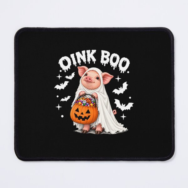 Item preview, Oink Boo Pig Ghost Halloween Candy Pumpkin Bats designed and sold by markbauch.