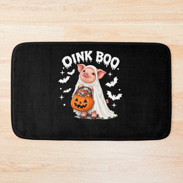 Item preview,  Oink Boo Pig Ghost Halloween Candy Pumpkin Bats designed and sold by markbauch.