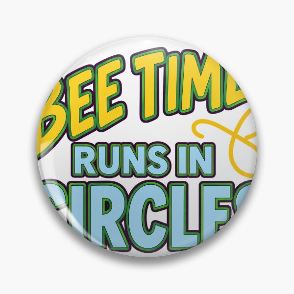 Artikelvorschau, Bee Time Runs In Circles entworfen und verkauft von aihrgdesign.