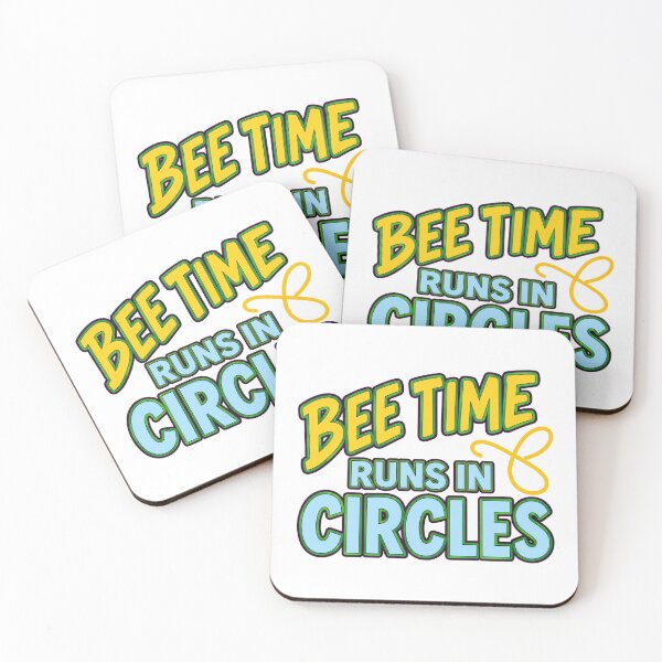Item preview, Bee Time Runs In Circles designed and sold by aihrgdesign.