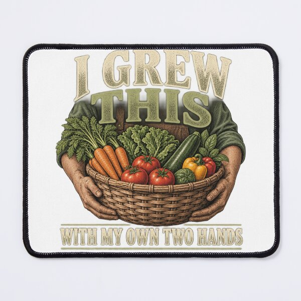 Item preview, I Grew This With My Own Two Hands – Vegetable Gardener designed and sold by DIRT & HARVEST.