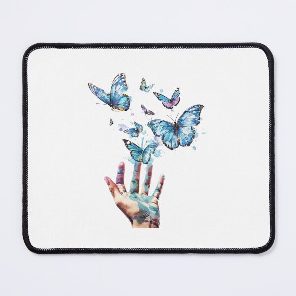 Item preview, Blue Butterfly | Elegant Nature Aesthetic Art designed and sold by Mandayartstudio.