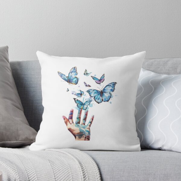 Item preview, Blue Butterfly | Elegant Nature Aesthetic Art designed and sold by Mandayartstudio.