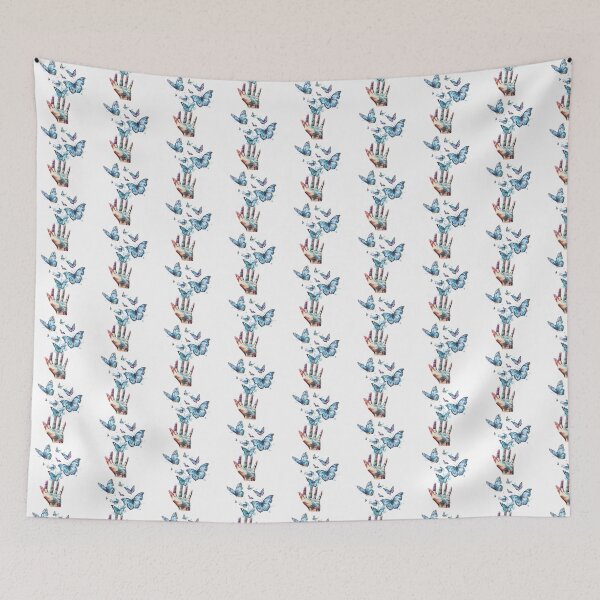 Item preview, Blue Butterfly | Elegant Nature Aesthetic Art designed and sold by Mandayartstudio.