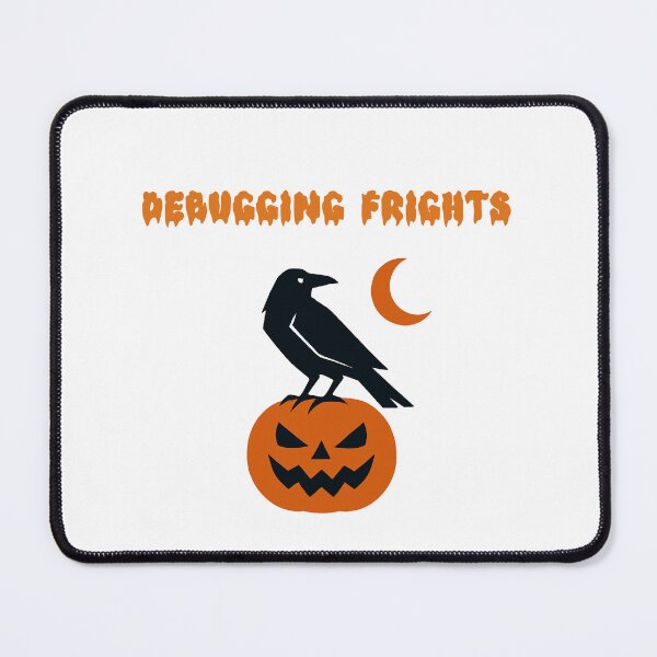 Item preview, Debugging Frights Programmer Halloween Tech Fun designed and sold by Dreamsartistry.