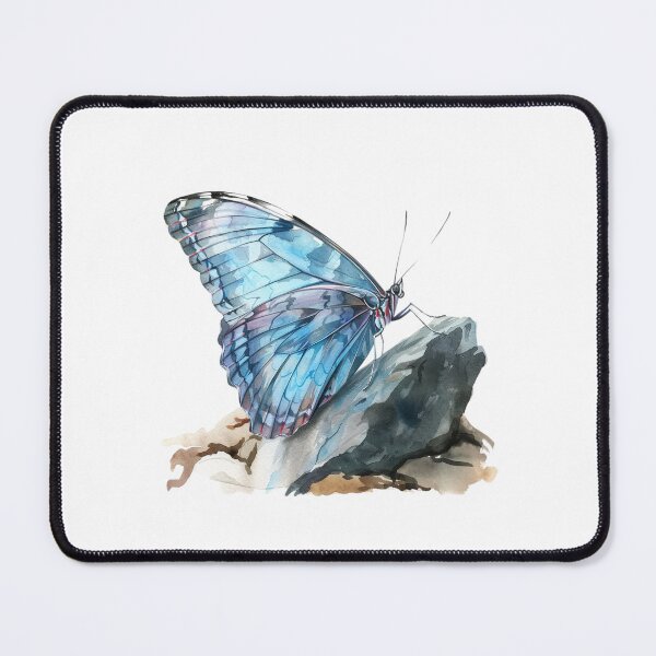 Item preview, Blue Butterfly | Elegant Nature Aesthetic Art designed and sold by Mandayartstudio.