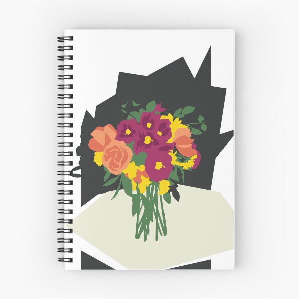 Item preview, Millbrook Flowers Graphic Block designed and sold by Azadi-Tree.